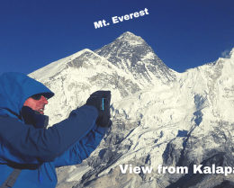 Everest Base Camp Trek - View from Kalapathar 5555M