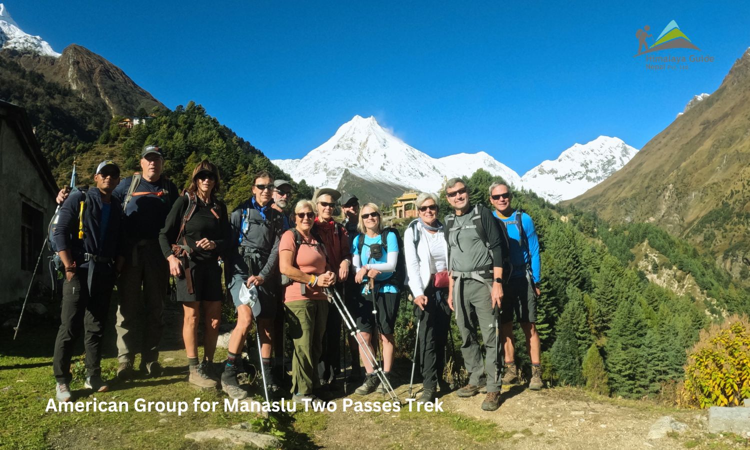 American Group for Manaslu Two Passes Trek