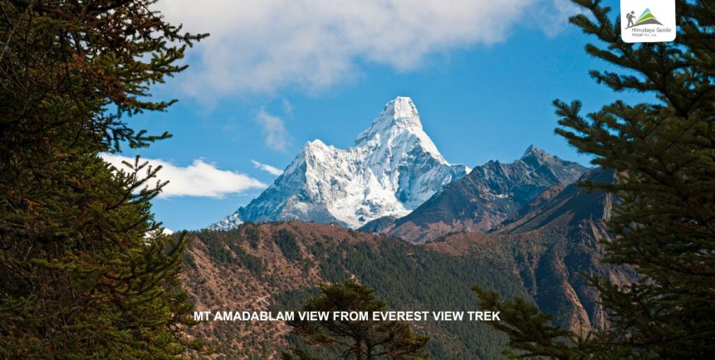 Mt Amadablam View From Everest View Trek