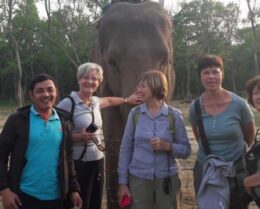 Taking-Picture-with-Elephant-in-Chitwan-National-Park