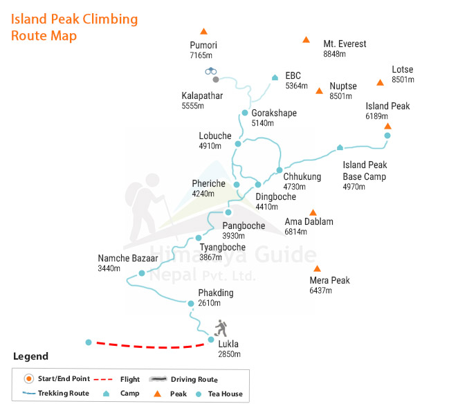 island-peak-climb-map