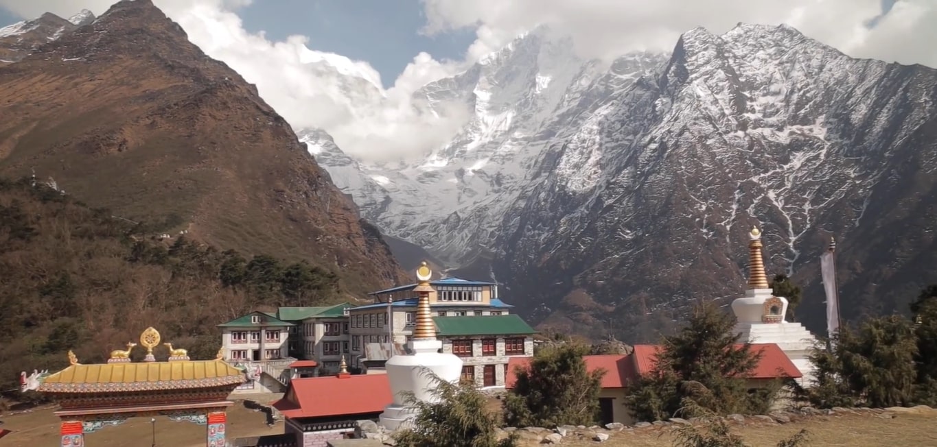 Tengboche monastery in the Everest region Nepal