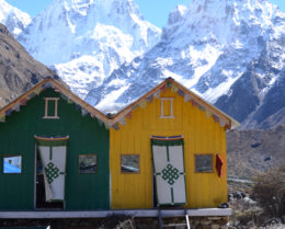Lodge on the Kanchenjunga Circuit Trek