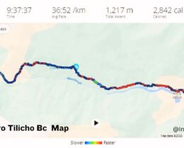 Tilicho Bc Route with total distance