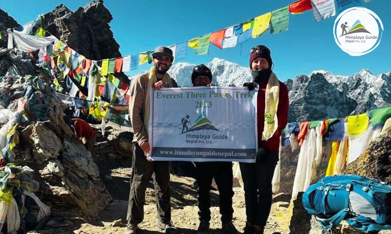 Lobuche peak with Three Passes Trek in Everest