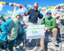 Island Peak with Everest Three Passes Trek