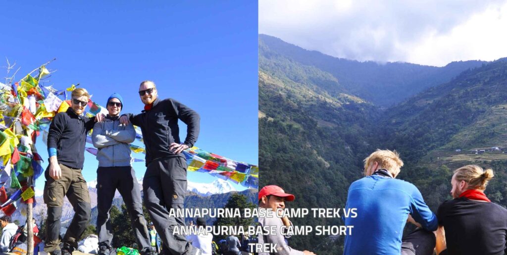 Annapurna Base Camp Trek Vs Short Annapurna Base Camp Trek