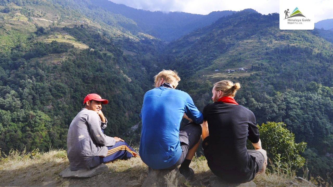 Annapurna Base Camp Trekkers Resting