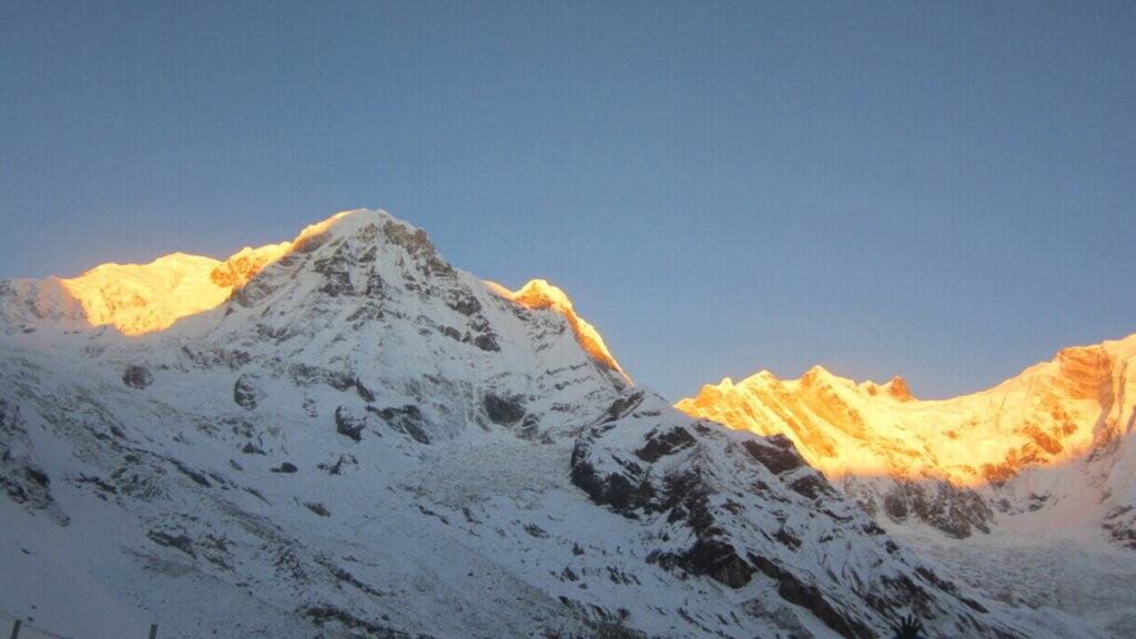 Sun Rise view from Annapurna Base Camp