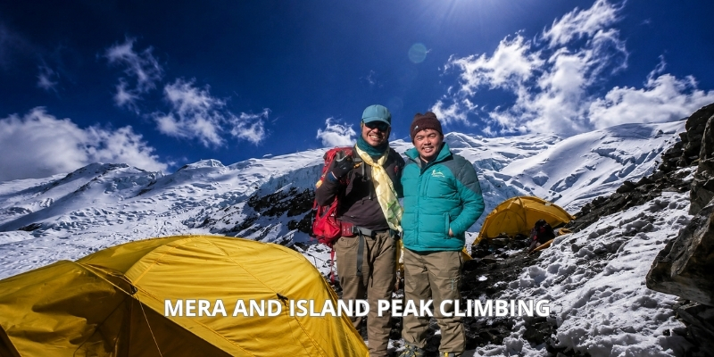 Mera and Island Peak Climbing view
