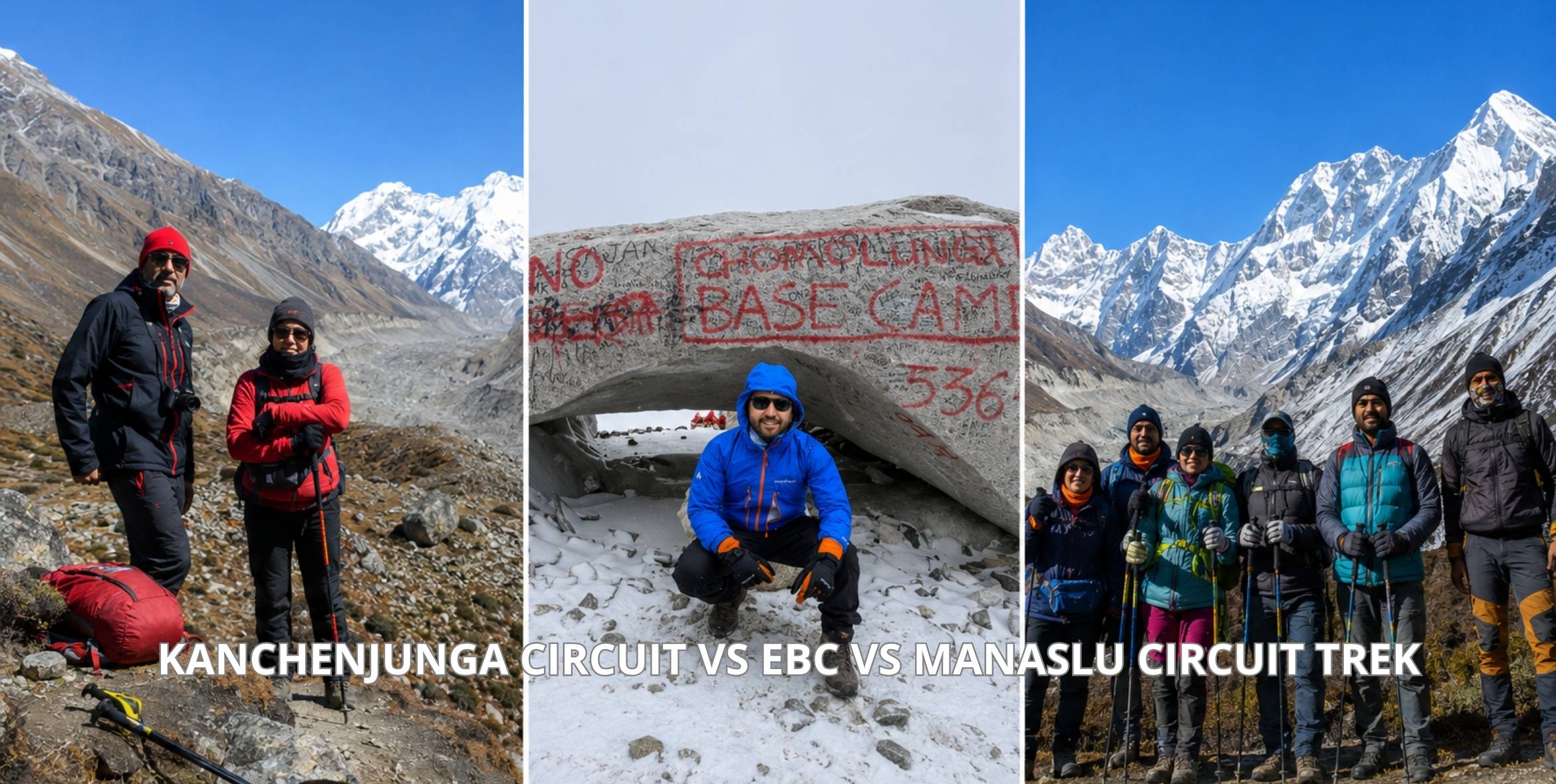 kanchenjunga with EBC & Manaslu Circuit Trek